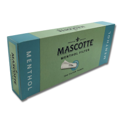 MASCOTTE Menthol KS 100 Premium Quality Cigarette Filter Tubes